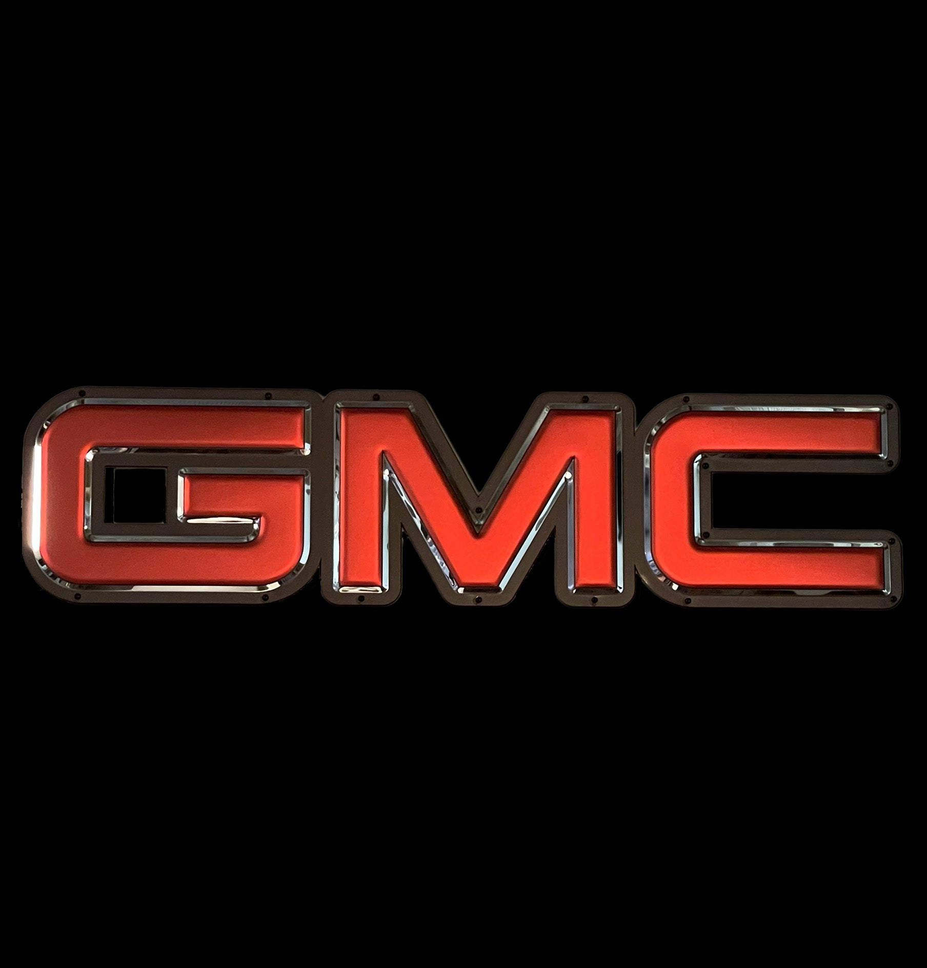 GMC Script Logo – Chrome Domz